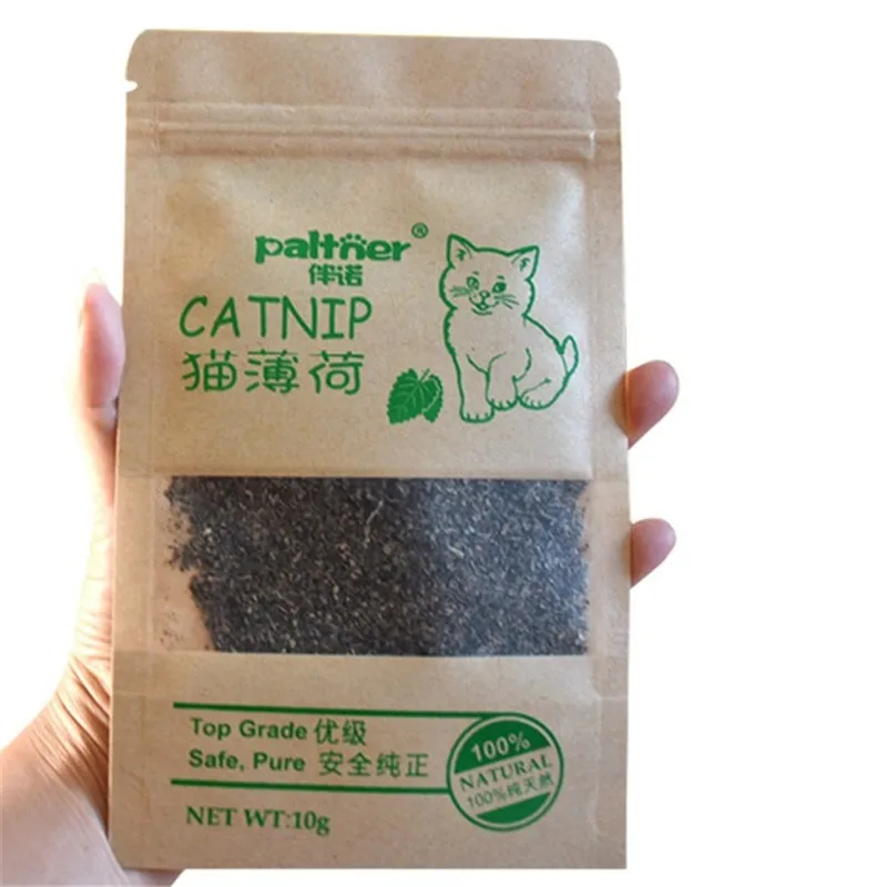 Nowa organiczna naturalna wysokiej jakości kocimiętka bydła trawa 10 gramów miętowego aromatu fun to hair ball cat supplies