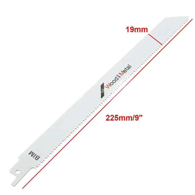 1szt 225mm BI-Metal Reciprocating Saw Blade Flexible For Metal Wood Fast Cutting High-carbon Steel Blades