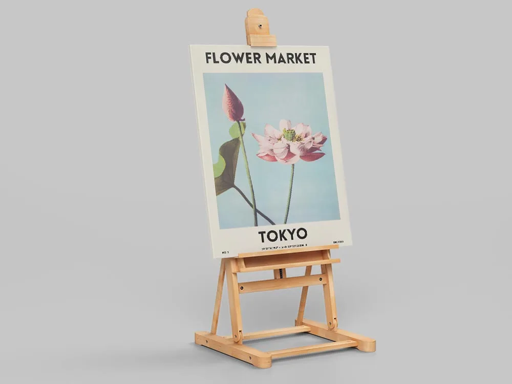Retro Tokio-Targ Płótno Paitning Vintage Plakaty i Druki Nowoczesne Malowanie Ścian Obraz do Sypialni, Salonu Wystrój Domu