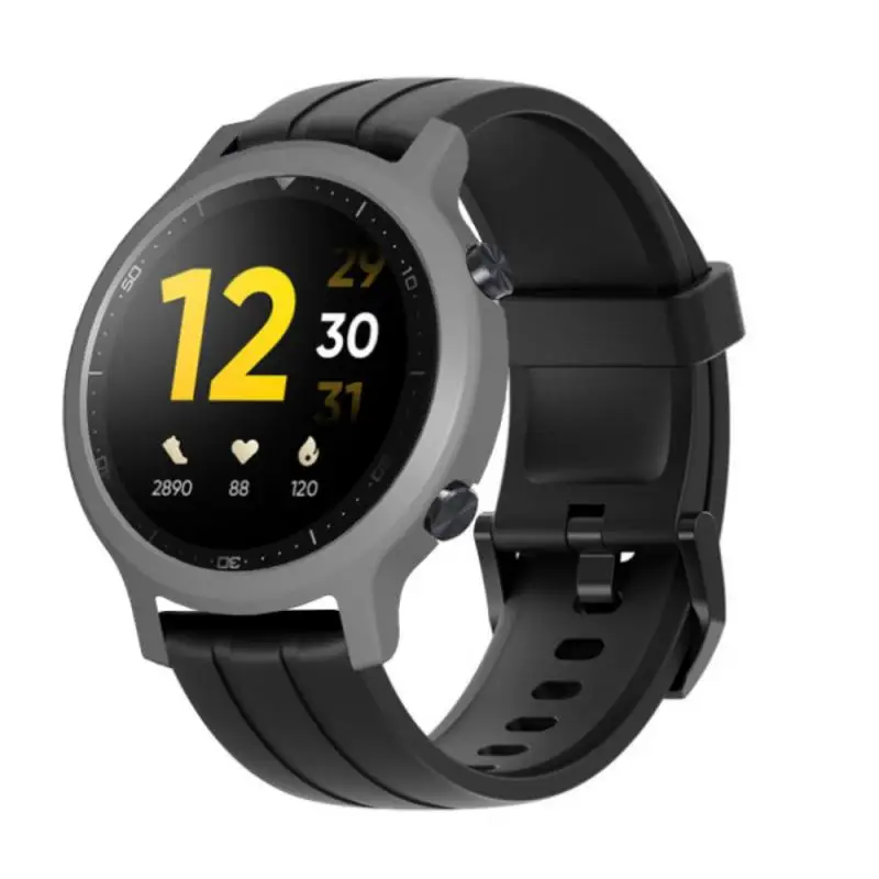 Etui Do Realme Watch S Pasek Smart Watch Pokrywa PC Zderzak Plastikowy Ochraniacz Wymiana Zegarek Shell Sztywna Rama