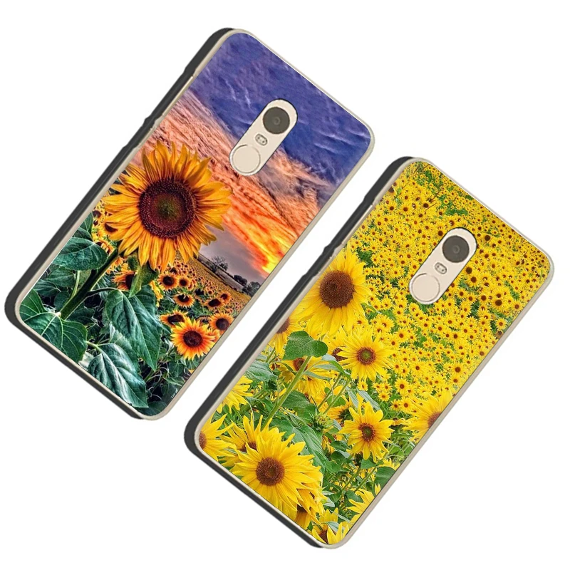 Słonecznik Dandelion kwiat Twardy futerał do telefonu Xiaomi Redmi 5 6 A Plus Pro 7 GO S2 Note 4 4X 5 6 7 Pro 5A Prime