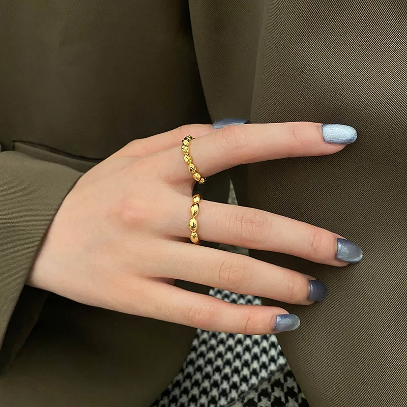 Pierścienie 925 Srebro Dla Kobiet Piłkę Interware Otwieranie Handmade Pierścień Moda Wykwintne Biżuteria
