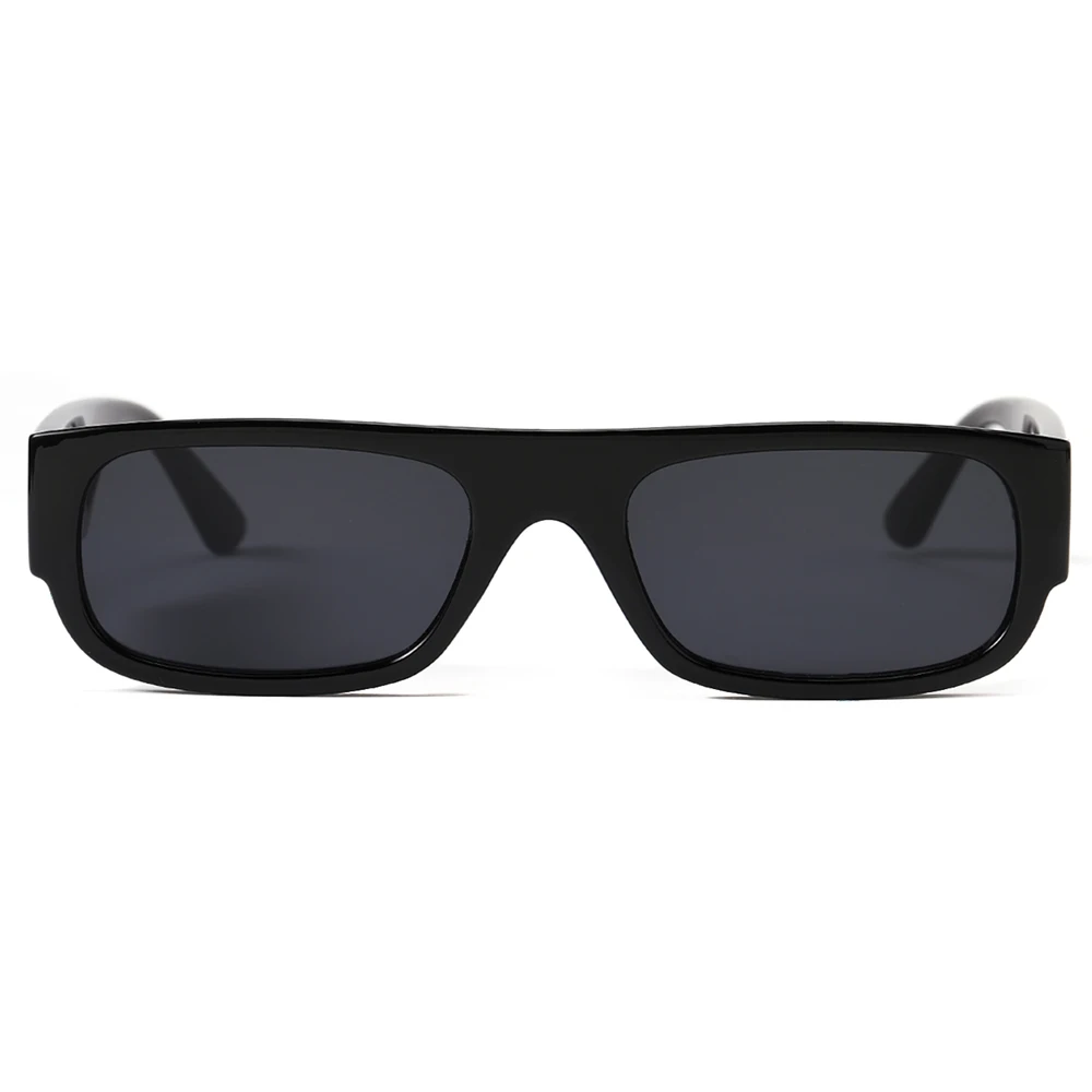 Peekaboo women prostokątne okulary przeciwsłoneczne black PC frame leopard small ladies sun glasses for men male 2022 dropshipping