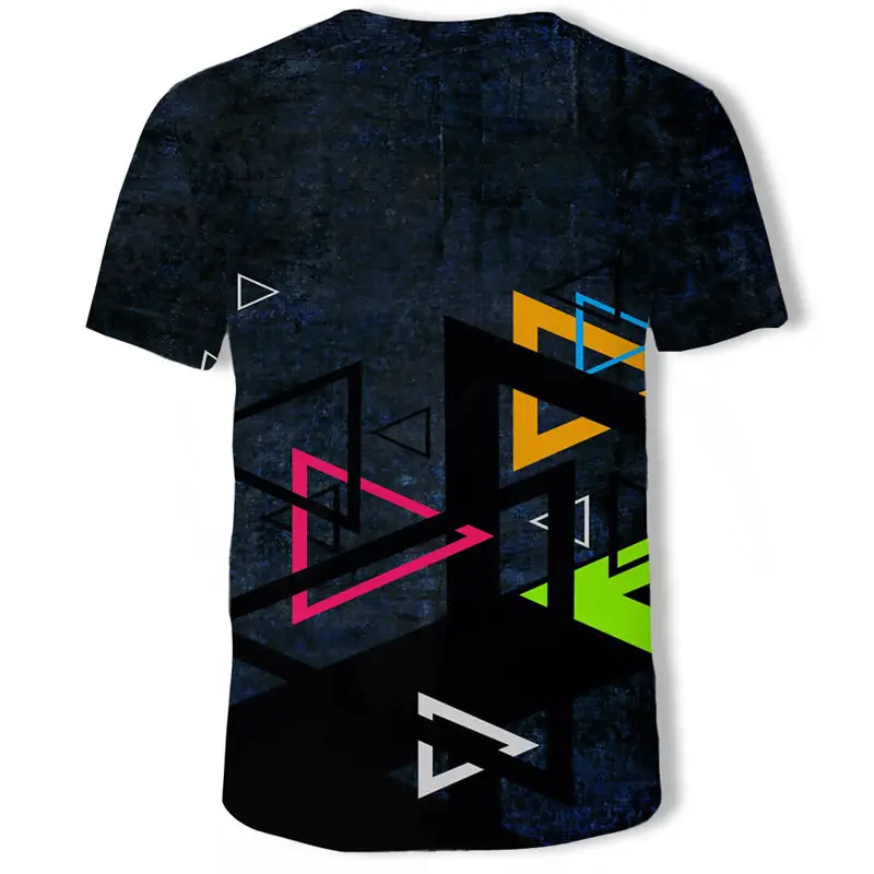 Koszulka męska new casual z krótkim rękawem Summer Retro Style Synthwave Graphic Logo Design 3D printing t shirt men comfortable