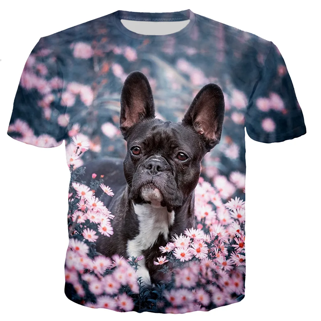 French Bulldog T Shirt Men/women 3D Printed T-Shirts Casual Harajuku Style Tshirt Streetwear Tops
