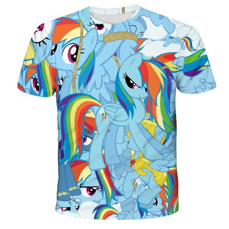 3D Baby kids unicorn t-shirt My Little Baby Cute for girl pony Girls Clothes Children boy T shirt Summer Short sleeve Costumes