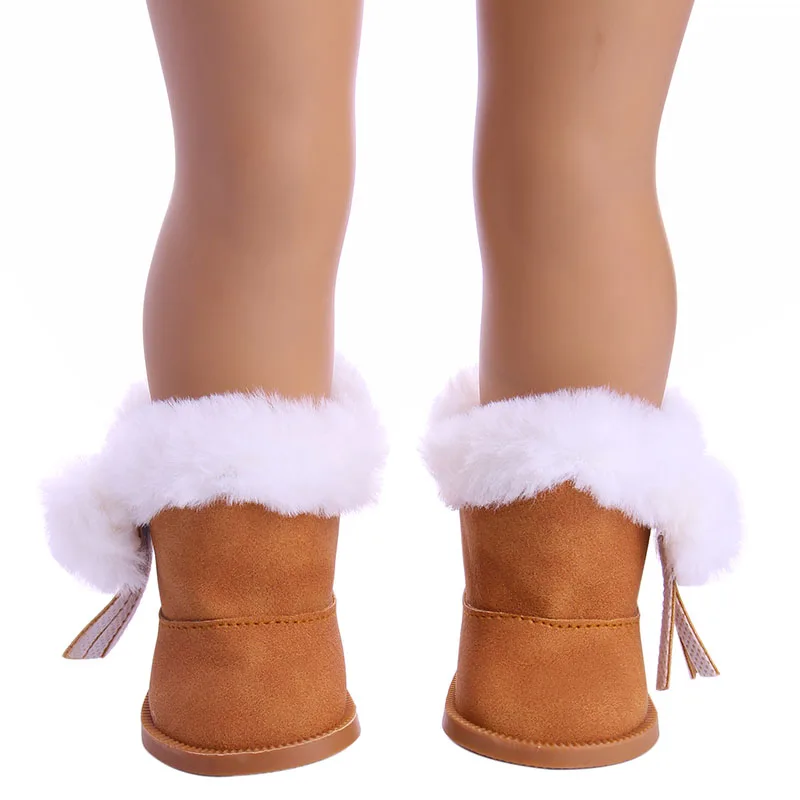 7cm Lalka Pluszowa Śnieżne buty Buty Dla 18-Calowych Amerykanina Girl's &43cm New Baby Born Reborn Lalki Zaps Our Generation Girl's Toy