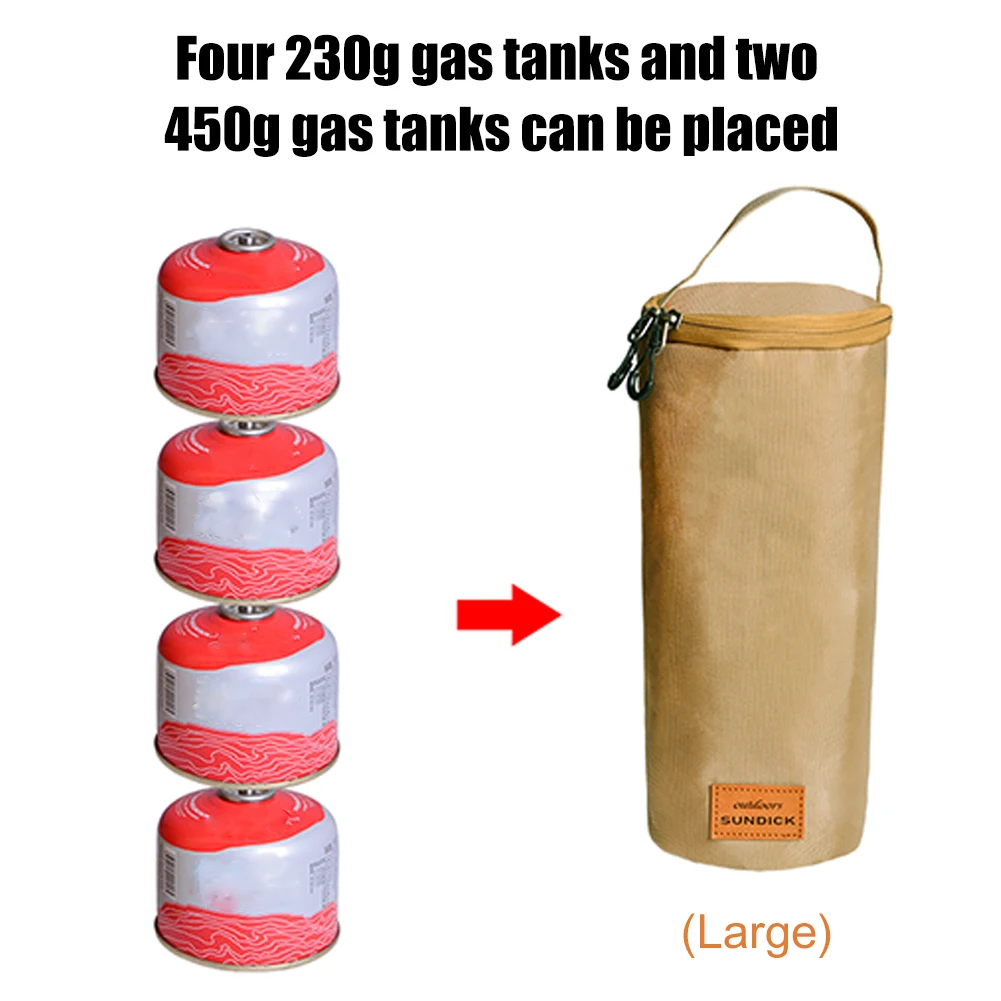 Gazowy Zbiornik Etui Paliwa Cylinder Gotowanie Ochraniacz Torba Do Przechowywania Trwałe Odkryty Camping Piesze Wycieczki Pokrywa Do Przechowywania Gazu