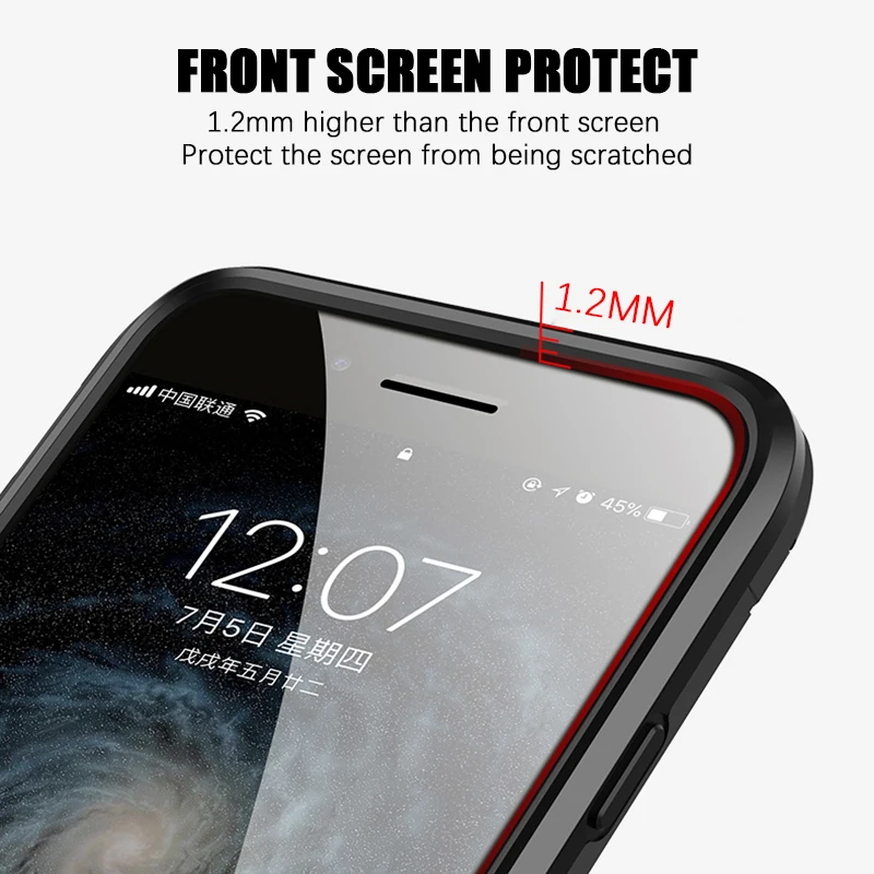Odporny na wstrząsy Pancerny futerał dla iPhone XR iPhone X Xs Xs Max Stojak Uchwyt Samochodowy Pierścień Etui dla telefonu iPhone 6 6S 6PLUS 7 8 plus