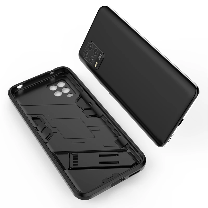 Uchwyt telefonu Etui Dla Xiaomi Mi 10 Lite Case Bumper Hard Armor Full Cover For Xiaomi Mi 10 Lite 5G Case For Xiaomi Mi 10 Lite 5G