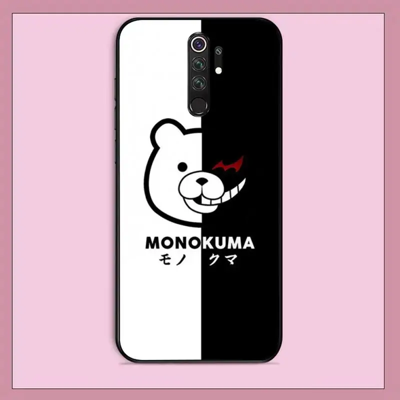 Ładny Kumamon Danganronpa Monokuma Etui do telefonu Redmi Note 8 7 9 4 6 pro max T X 5A 3 10 lite pro