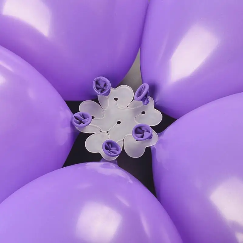 11 W 1 Balon Symulacja Uszczelnienie Klip Balon Laski Śliwka Kwiat Krawat Lateksowe Balony Uszczelniające Zaciski Poprawiny Ozdoby Supplie