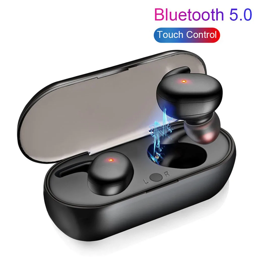 Mini-Panewki 5.0 Bluetooth Słuchawki HiFi Bezprzewodowy zestaw Słuchawkowy Z Mikrofonem Sportowe Słuchawki Głośnomówiący Dźwięk Stereo Słuchawki dla Wszystkich Telefonów