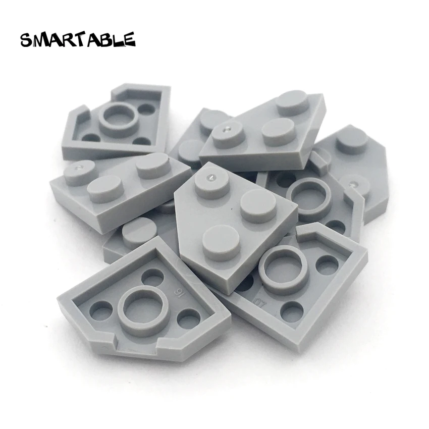 Smartable Klinowa Płytka 2x2 Cut Corner Building Block Parts Zabawki Dla Dzieci Kreatywne Kompatybilny Wszystkie Marki 26601 100 szt./lot