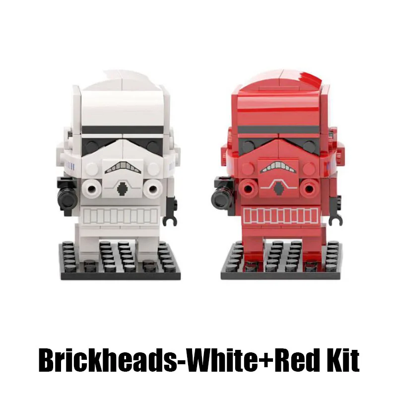 Star Wars The First Order Stormtrooper, Boba Fett, Dark Spiked Sith, Yoda Bust MOC Building Blocks Bricks Model DIY Toys Gifts