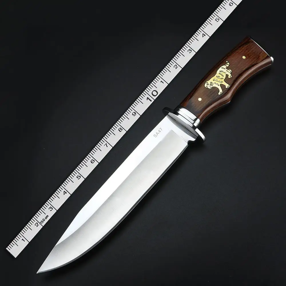 XUANFENG fixed blade knife high hardness blade handle camping hunting outdoor noże ze stali nierdzewnej z ножнами