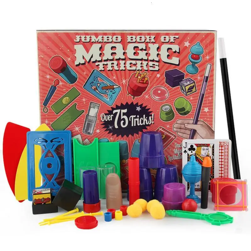 Chidlren Magic Tricks Toys Panky's Junior Magic Set Simple Magic Props For Magic Beginner Children With DVD Teaching Kit