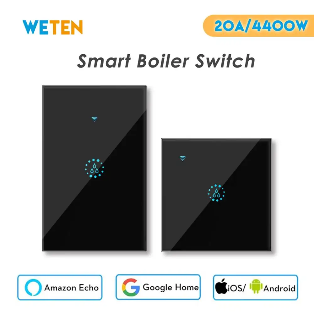 EU US Wifi Boiler Smart Switch Water Heater Switch 20A Ewelink APP Remote Voice Control with Alexa Google Home
