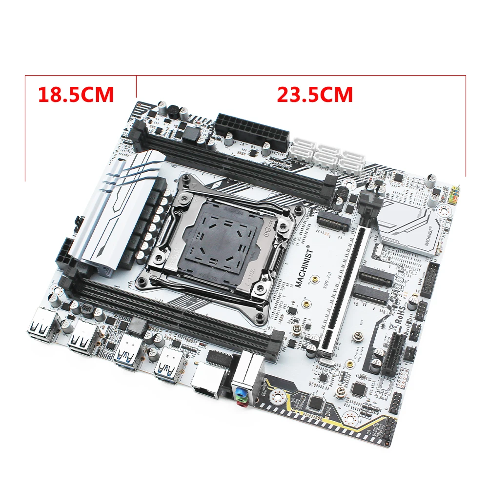 MACHINIST X99 płyta główna Combo LGA2011-3 turbo Z procesorem Intel Xeon E5 2630 V3 32GB 4*8GB DDR4 RAM Memory Set Kit druku płyty głównej X99-K9