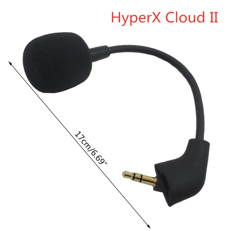 Wymiana Gier Słuchawek Mikrofon 3,5 mm Mikrofon zestawu słuchawkowego Hyper X Cloud 2 II/Hyper X Cloud Sliver