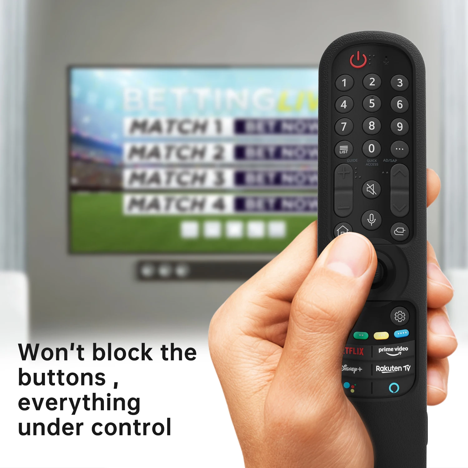 SIKAI Silikonowe Pokrowce Ochronne do Pilota LG Smart TV AN-MR21 LG OLED TV Magic Remote AN MR21GA Remote Case