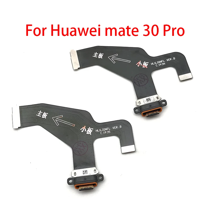 20 szt./lot Micro USB Charger Port Ładowania Złącze Stacji Dokującej Микрофонная Opłata Elastyczny Kabel Do Huawei Mate 30 Pro