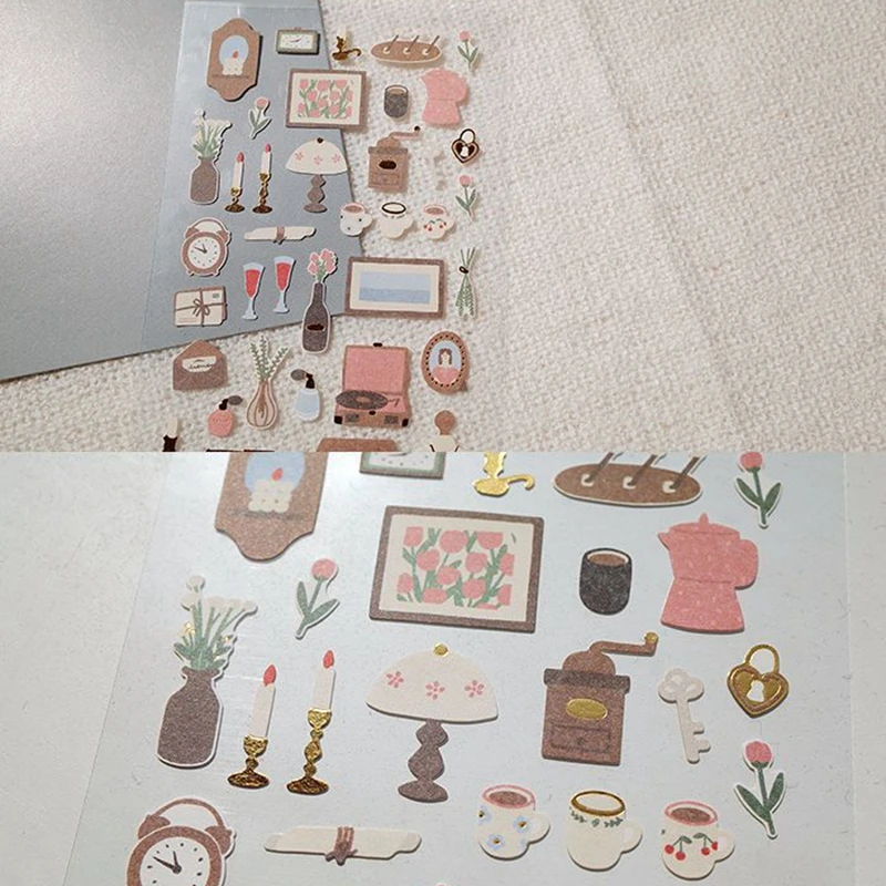 Korea Scrapbookingu Wysokiej Jakości Papieru Naklejki Strona Meble Biurowe DIY Craft Biżuteria, akcesoria Do Domu Suatelier Naklejki
