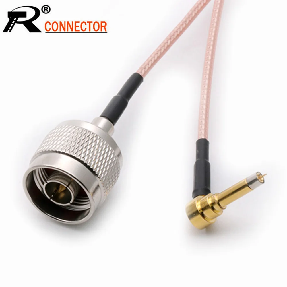 Dostosowywający rodzaj męski wtyczki kabla odcinka przewodu RF N do montażu kabla modemu 3G MS156 Prostokątny Wtyk RG316 30/50/100cm