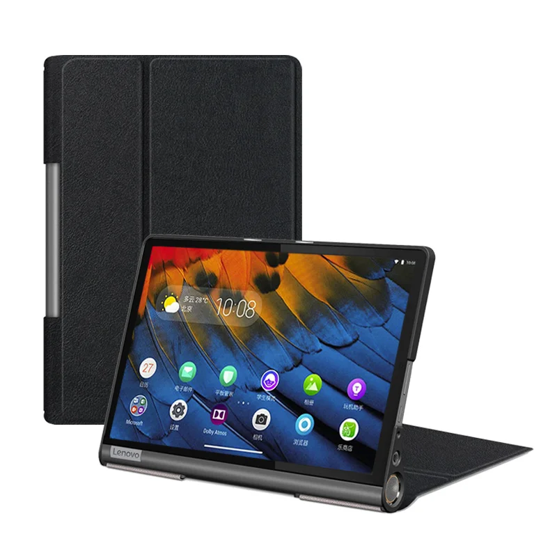 Lenovo Yoga Smart Tab 10.1 2019 Tablet Case for Yoga Tab 5 10.1 YT-X705F Magnetyczna pokrywa PU Leather Capa
