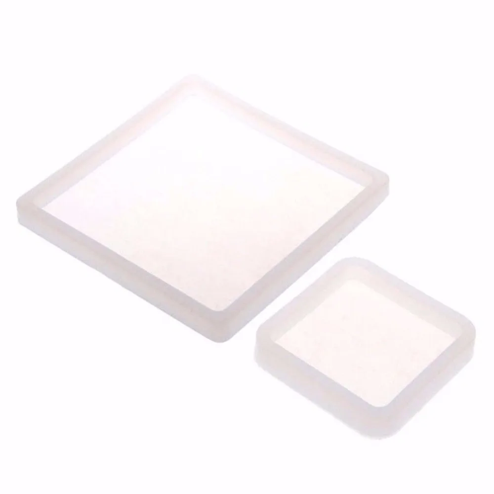 2019 Hot 1Pc DIY Clay Plate Mold All-glossy Finish Free Polish Clay Tools Square Round Oblong Rectangle Oval Different Size