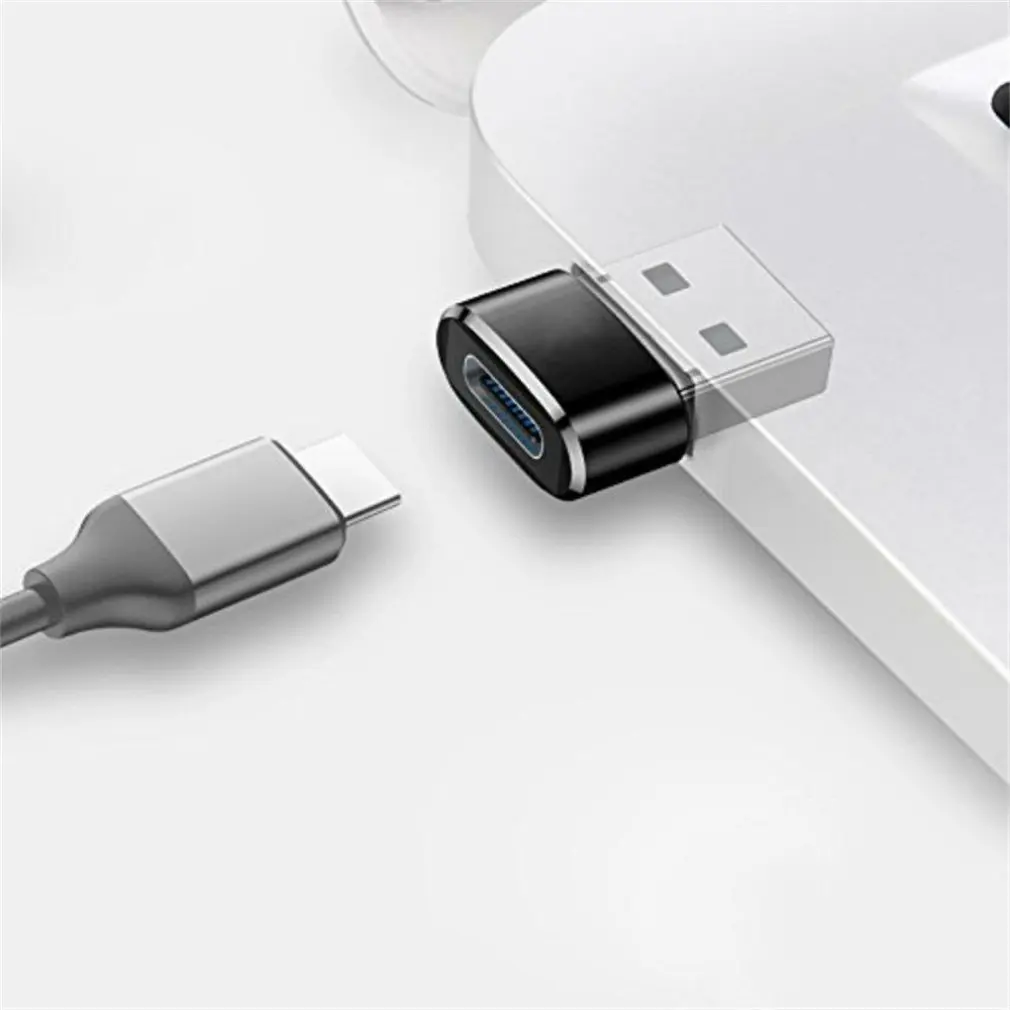 USB Male to Type C Żeński Kabel OTG Adapter Konwerter Laptop Type-c Female to USB Male Ładowarka Plug Data OTG Adapter