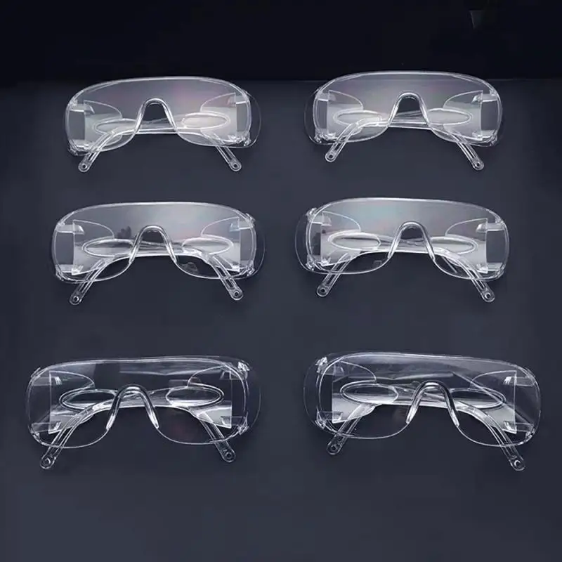 Regulowane Okulary Anty-kichanie Motocyklowe Gogle Ochrona Oczu Anty-małe Okulary, Parawany, Laboratoryjne okulary Przezroczyste soczewki