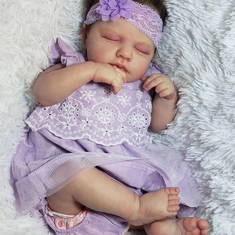 20 Cali Loulou DIY Puste Zestawy Reborn Baby Doll Realistyczne Ręcznie Winylu Bezbarwny Prezenty Lalki Dla Dziewczyn LOL Wysokiej Jakości