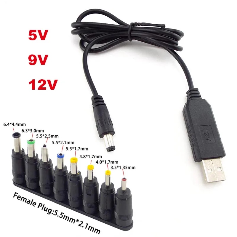 DC Żeński 5.5x2.1 mm Kabel USB, Ładowarka Zasilacz Porady Złącze do Podłączenia ładowarki do tabletów