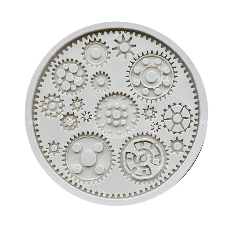 Nowa dostawa Steampunk zegarek Mechaniczny z Serii Silikonowa Forma Cukierki Formy Do Dekoracji Tortu Narzędzia Kuchenne Akcesoria SQ16174