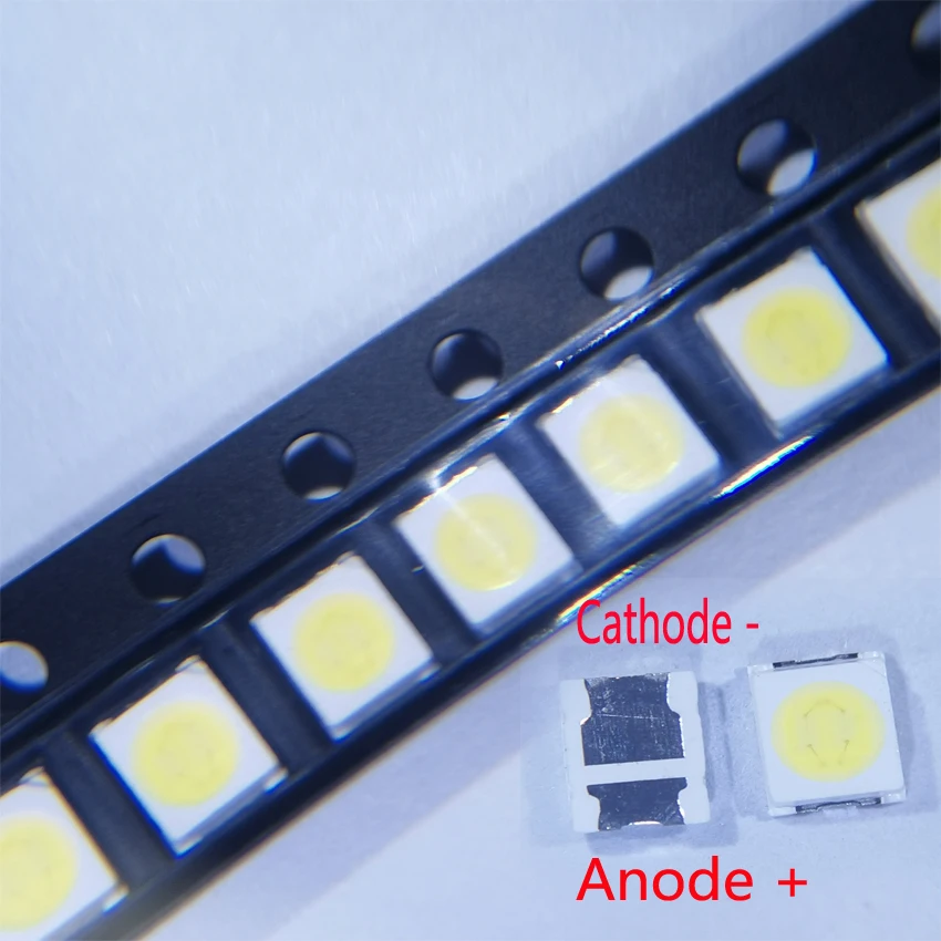 100 szt./Lot SMD LED 1.5 W 2835 3V Zimny biały Do Zastosowania podświetlenia TELEWIZORA/LCD