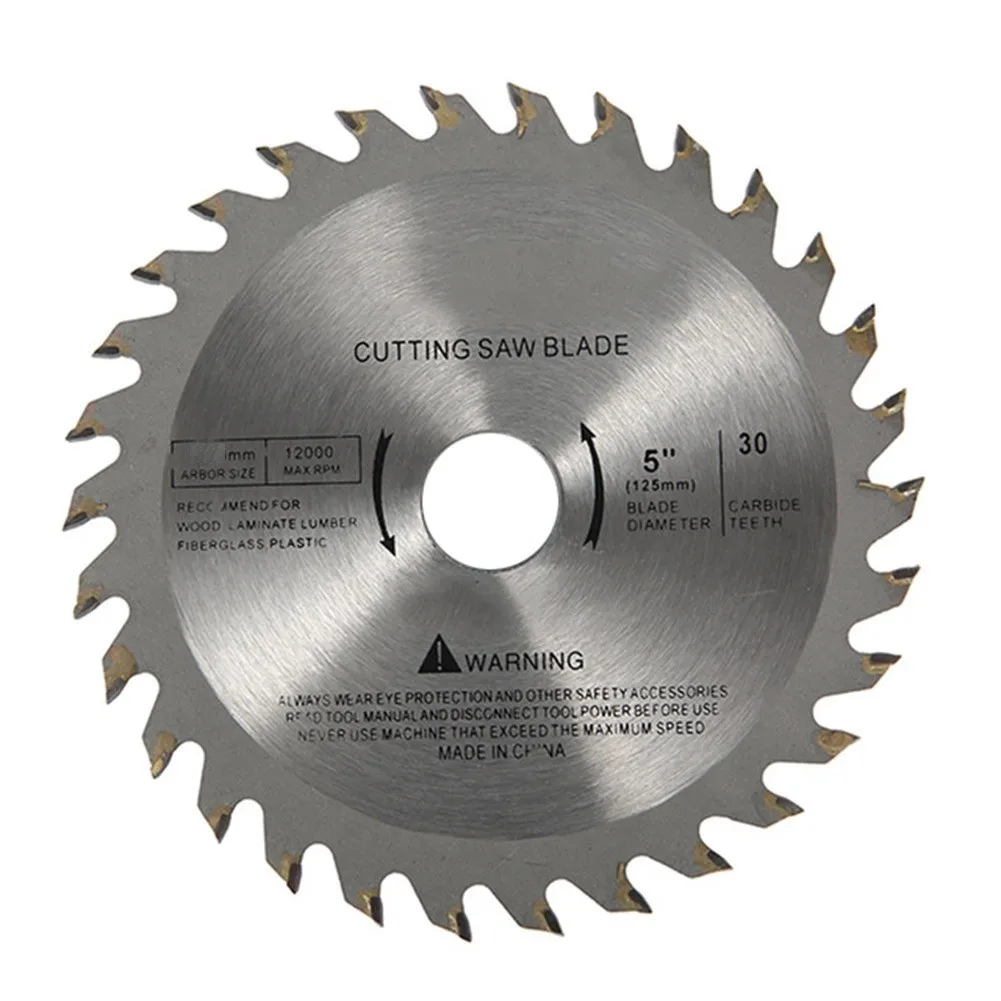 Gorąca Sprzedaż TCT Saw Blade 125mm kółko Tnące Do Drewna Cienkich, Metalowych, Plastikowych Elementów DIY Cutting