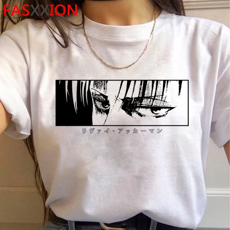 Attack on Titan Shingeki No Kyojin tshirt men casual 2021 couple clothes t-shirt top tees couple clothes tumblr