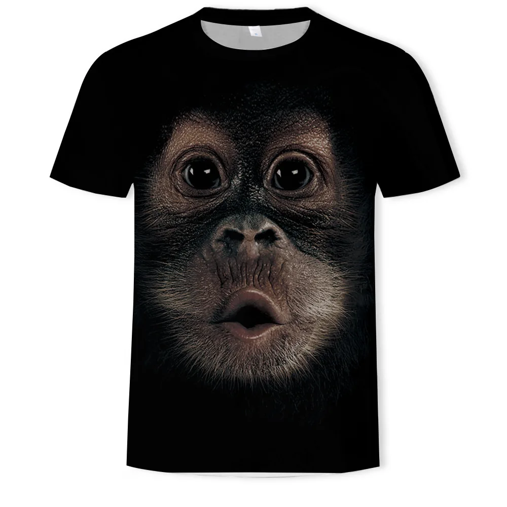 Lato,Atrakcyjna koszulka,Goryl ,Małpa Zabawna koszulka,miękkie i wygodne drukowanie 3D Ponadgabarytowych camisetas jujutsu kaisen