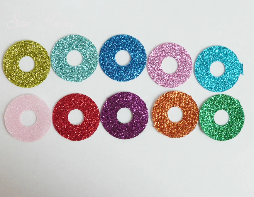 10 kolorów 24 mm okrągły połysk materiały nietkane materiały do DIY zabawki jasne oczy można wybrać kolor (bez oczu)
