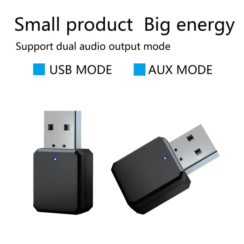 USB, Bluetooth-kompatybilny 5.1 Zasilacz Nadajnik Odbiornik Audio Bluetooth-kompatybilny adapter Bezprzewodowy USB Samochodowy Wyzwanie Dla PC Laptop