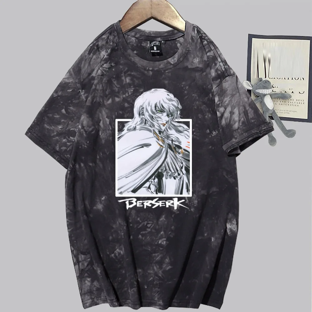 Berserk Uniex Anime T-shirt Fashion Short Sleeve Casual Tie Dye
